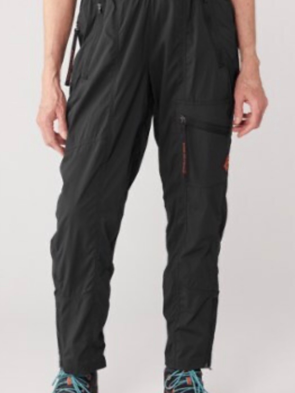Women’s REI Outdoor Afro Hiking Pants Size 0 Petite, Black, Zip Pockets, loose